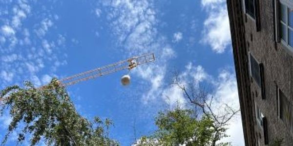 Big Bag mit Kran Lieferung